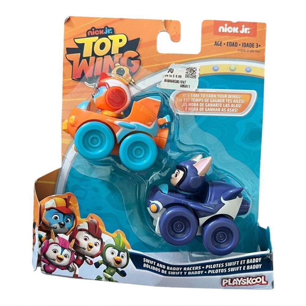 Top Wing Swift & Baddy Bat Racers Toy Cars Set Nick Jr. New
